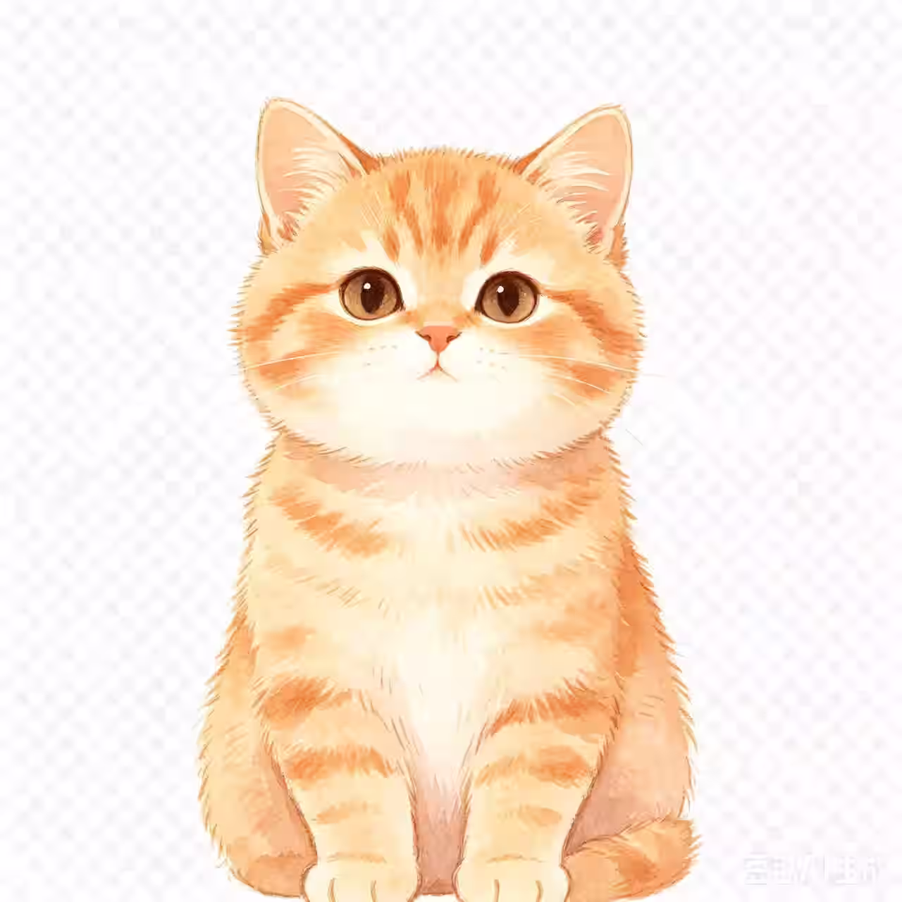 Watercolor cat